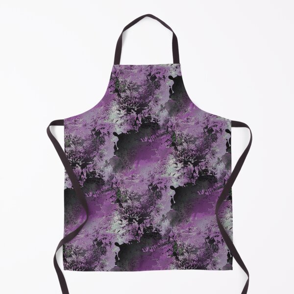 Item preview, Gunge Abstract in Purple and Black designed and sold by Artistestella.