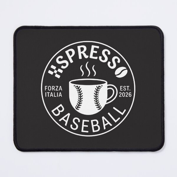 Item preview, Espresso Baseball Forza Italia Est. 2026 Italian Baseball Fan Coffee Lover designed and sold by FormalDehyena.