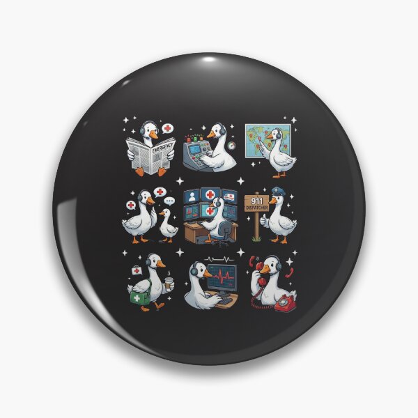 Item preview, Emergency 911 Dispatcher Public Safety Communications Officer Goose designed and sold by FormalDehyena.