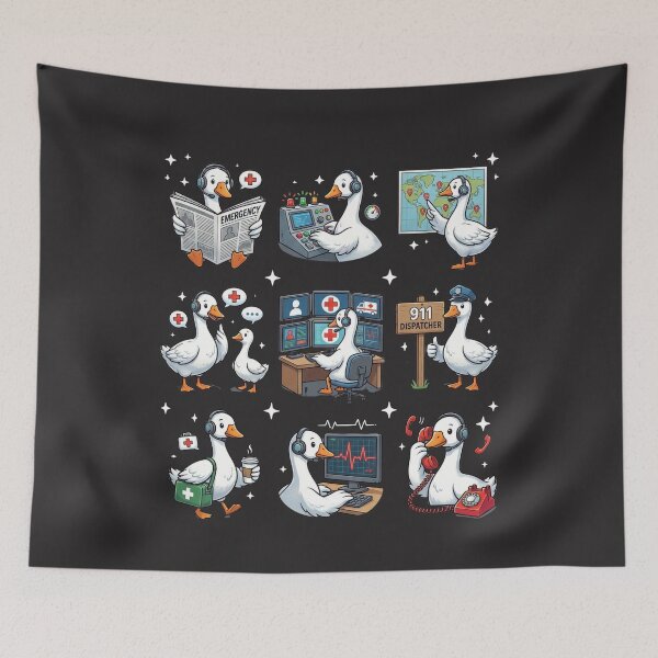 Item preview, Emergency 911 Dispatcher Public Safety Communications Officer Goose designed and sold by FormalDehyena.