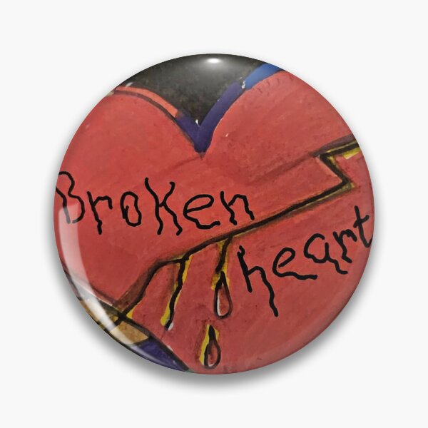 Item preview, You broke my heart watercolor designed and sold by Raineylanes.
