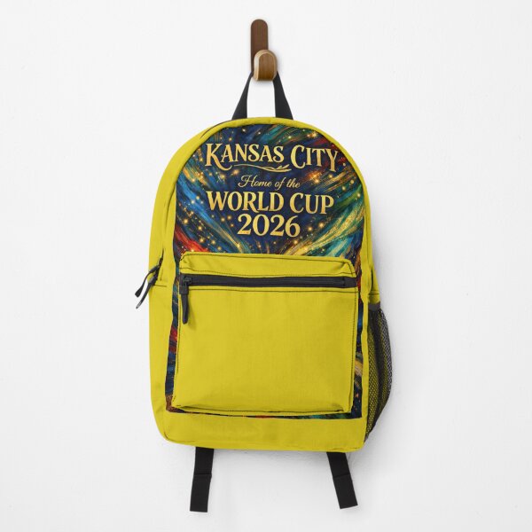 Item preview, Kansas City World Cup 2026 Starburst Soccer Poster — Van Gogh Fluid Art Print designed and sold by BrickByDream.