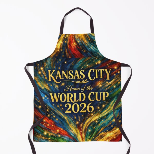 Item preview, Kansas City World Cup 2026 Starburst Soccer Poster — Van Gogh Fluid Art Print designed and sold by BrickByDream.