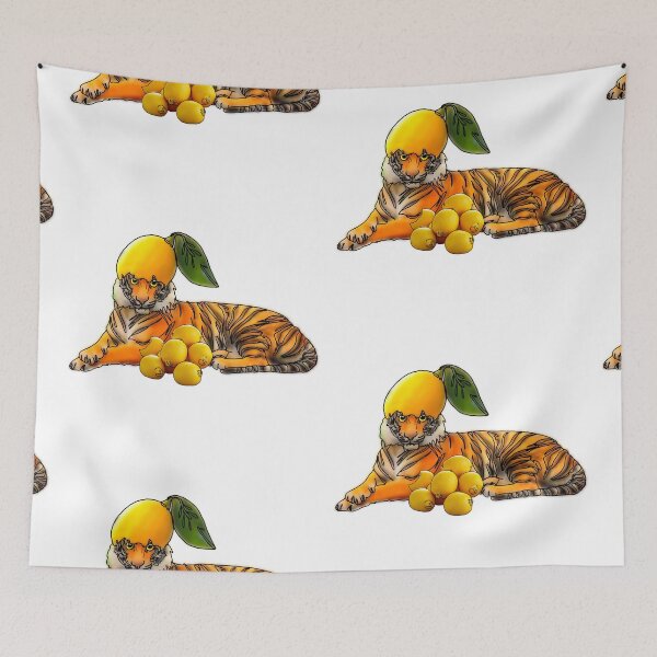 Item preview, Maple the Tiger With lemon mukbang– Animalzandfood  designed and sold by Ashley’sAnimalz.