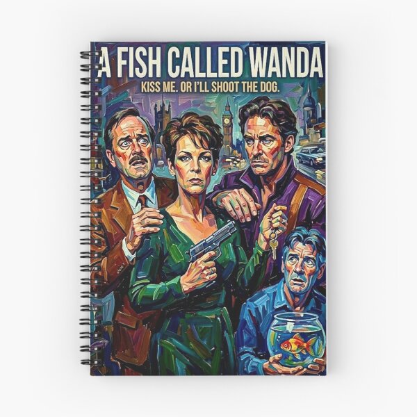 Item preview, Kiss Me or I’ll Shoot the Dog: A Fish Called Wanda Tribute designed and sold by Art's Diner.