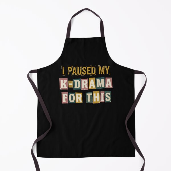 Item preview, I Paused My K-Drama For This Funny Fan Design designed and sold by snowry.