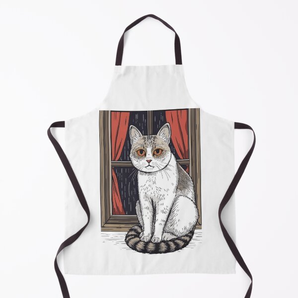 Item preview, Sad Cat Looking Out Window designed and sold by funnyshop222.