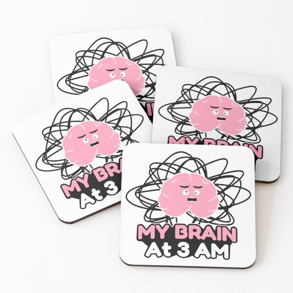 Item preview, My Brain at 3AM – Overthinking Anxiety Funny Meme Design designed and sold by MYTHIC element.