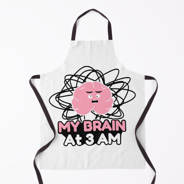 Item preview, My Brain at 3AM – Overthinking Anxiety Funny Meme Design designed and sold by MYTHIC element.