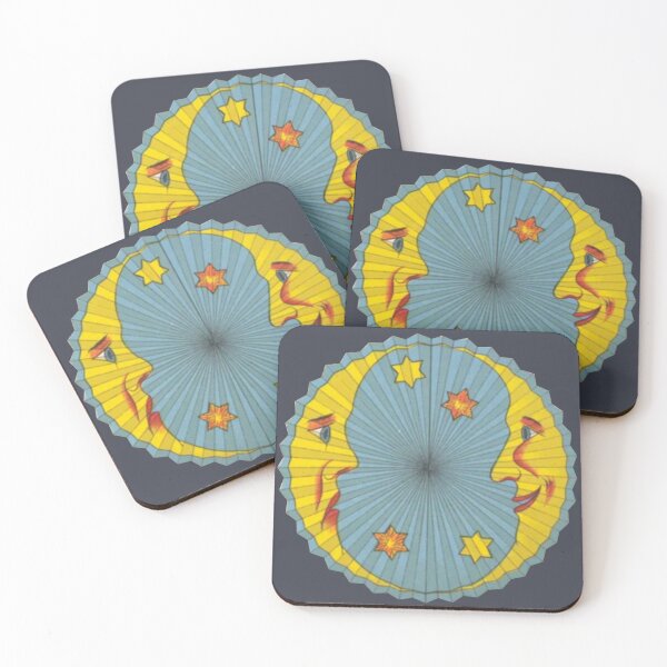 Item preview, Vintage whimsical moons designed and sold by Stormsoaked.