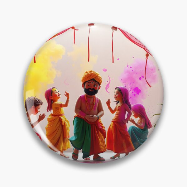 Item preview, Festival of Colors Unity designed and sold by Teewave-Ashish.