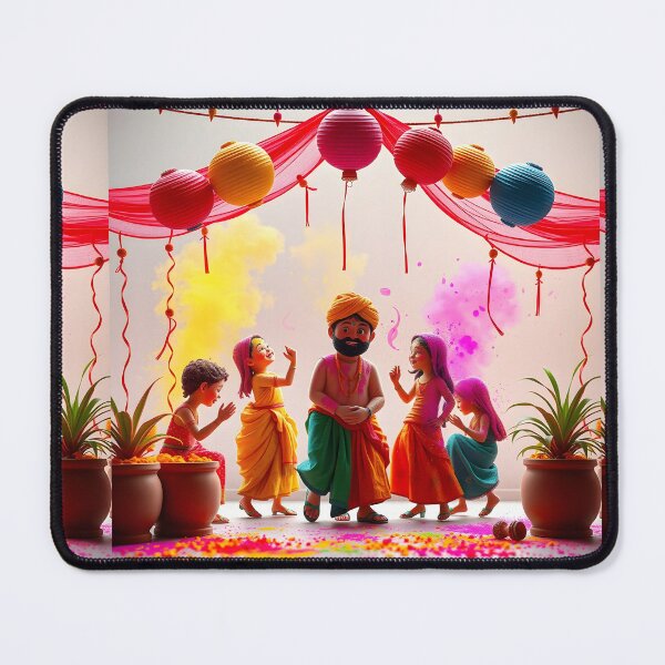 Item preview, Festival of Colors Unity designed and sold by Teewave-Ashish.
