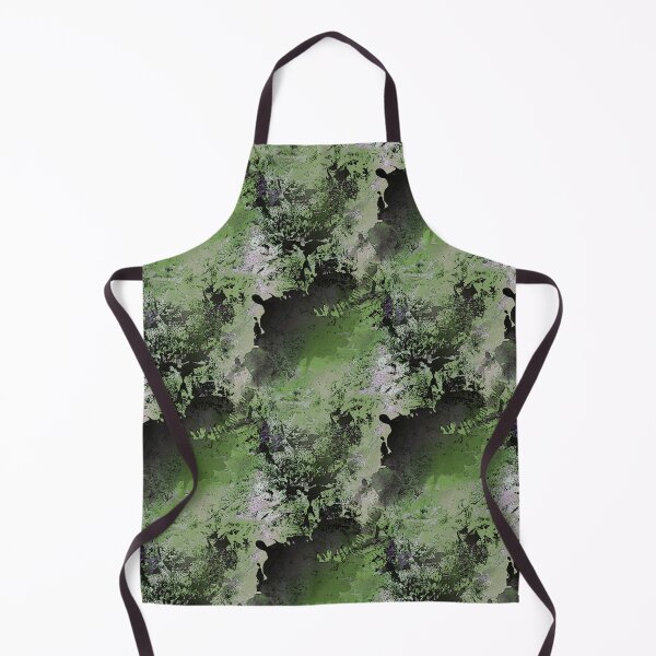 Item preview, Gunge Abstract in Green and Black designed and sold by Artistestella.