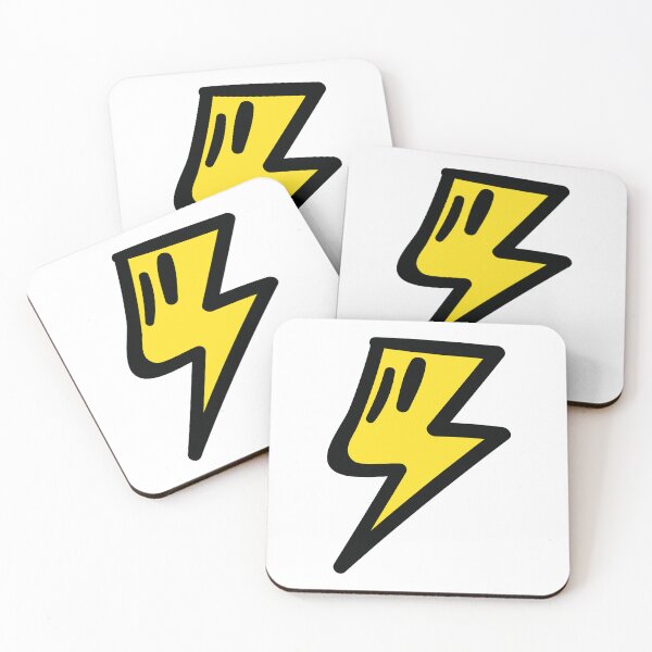 Item preview, Cartoon Lightning Bolt designed and sold by the-craft-shop.