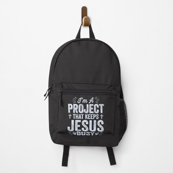 Item preview, I'm A Project That Keeps Jesus Busy Christian Faith Believer Humor designed and sold by FormalDehyena.