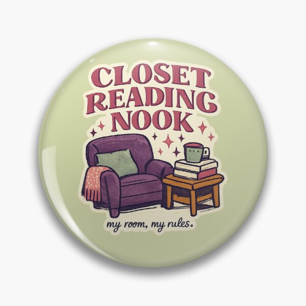 Item preview,  Closet Reading Nook My Room My Rules Cozy Bookish designed and sold by VaultInk.