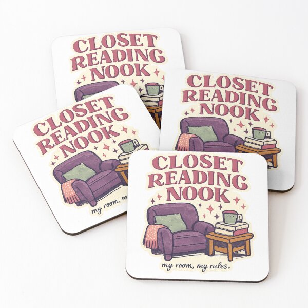 Item preview,  Closet Reading Nook My Room My Rules Cozy Bookish designed and sold by VaultInk.