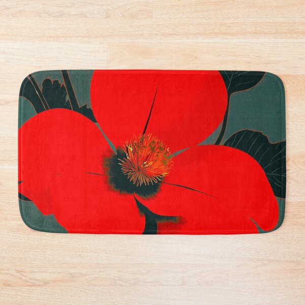 Item preview, Bold Minimal Floral / Red Statement Flower designed and sold by joycrysstudio.