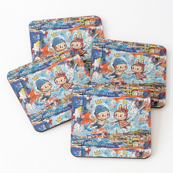 Item preview, Labubu lovers in flight. designed and sold by Natalia-Vlad.