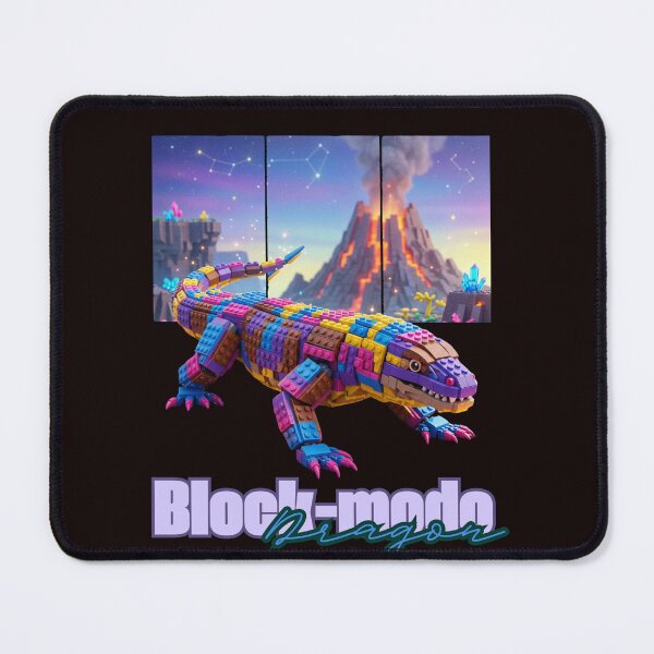 Item preview, Block-Modo Dragon - Prehistoric Lizard Toy Brick Art designed and sold by SlavicKemp.