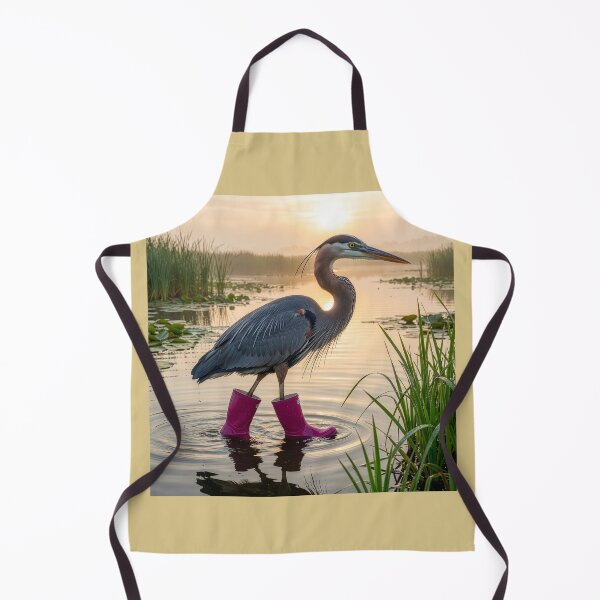 Item preview, Great Blue Heron Prefers Dry Feet designed and sold by Tridentulus.