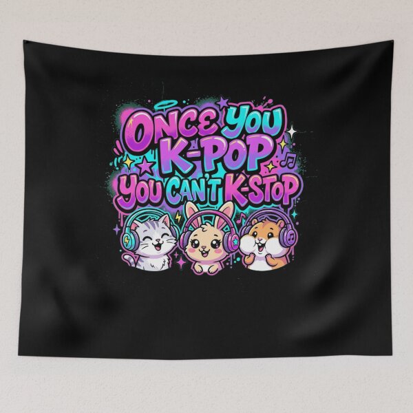 Item preview, K-Pop K-Stop Cute Animals Music Lover Design designed and sold by snowry.