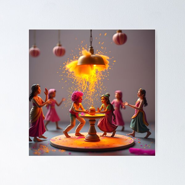 Item preview, Joyful Holi Celebration designed and sold by Teewave-Ashish.