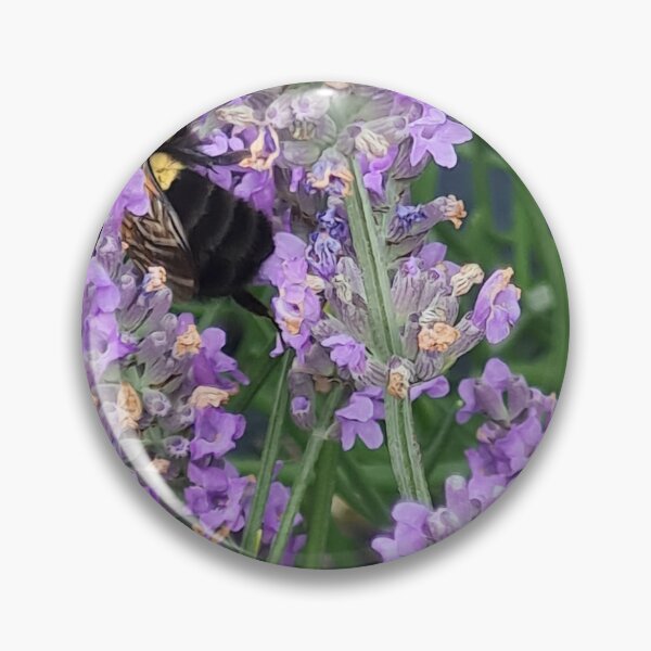 Item preview, Bee on Lavender flower designed and sold by HemiShap.