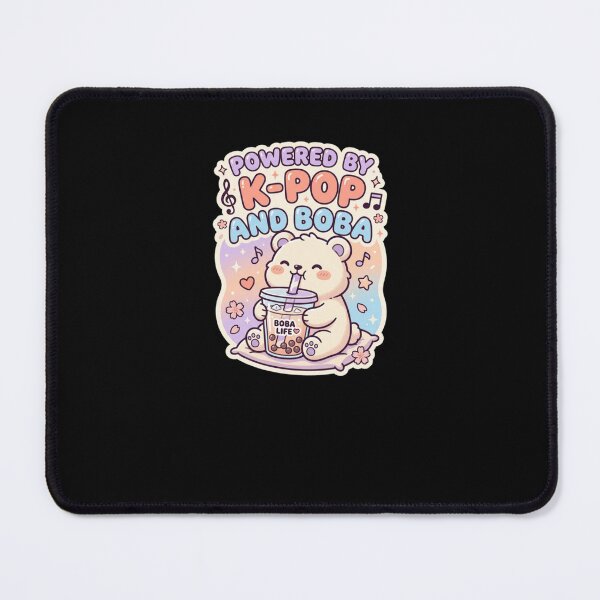 Item preview, Powered By K-Pop And Boba Cute Bear Drink designed and sold by snowry.