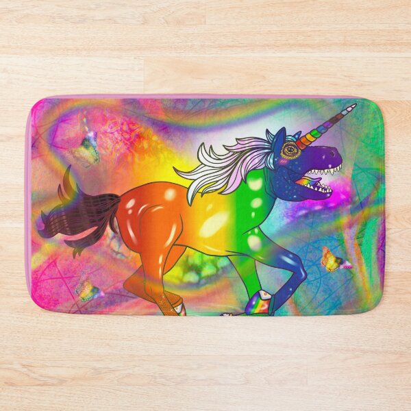 Item preview, New Tyrannocorn Progressive Pride Flag designed and sold by Kenvas-Studios.