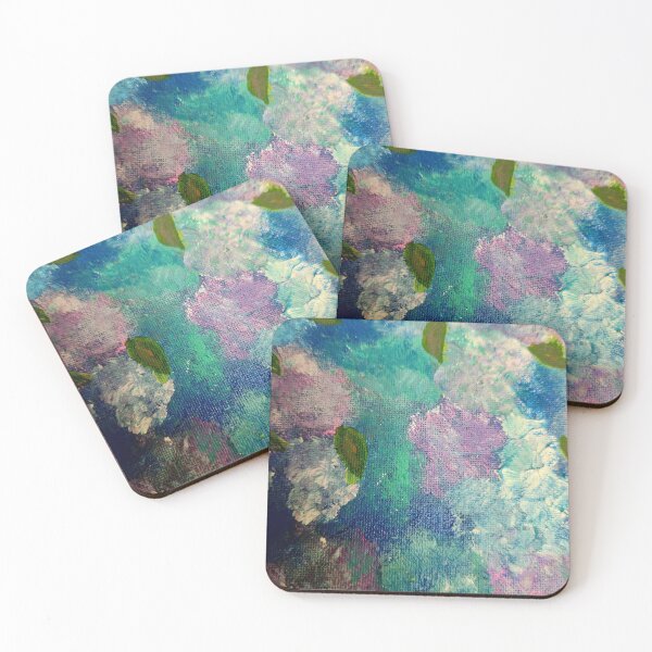Item preview, Hydrangeas in bloom acrylic designed and sold by Raineylanes.