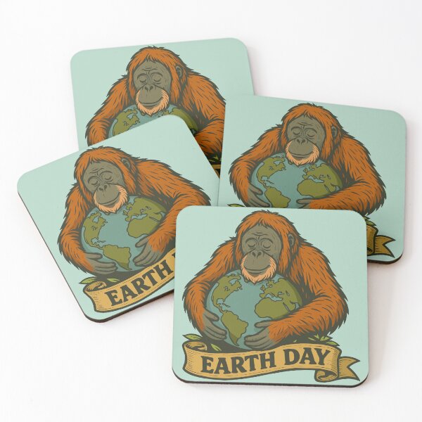 Item preview, Earth Day Orangutan designed and sold by Ghost on Toast.