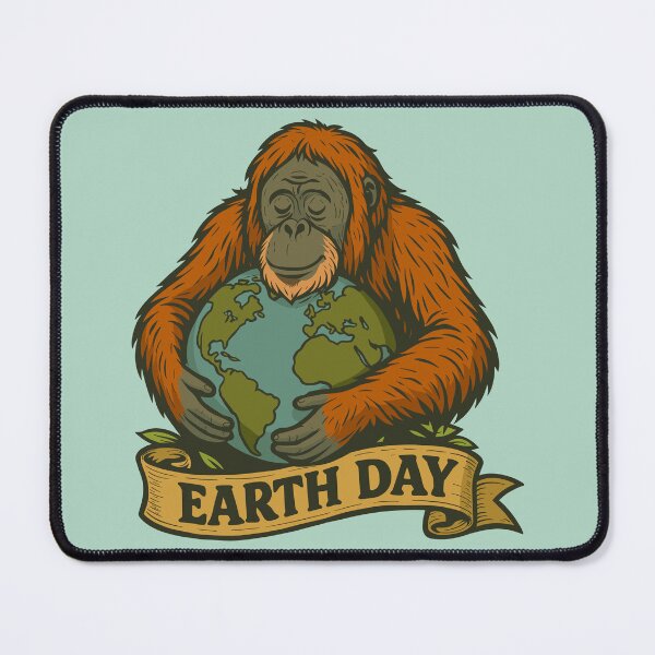 Item preview, Earth Day Orangutan designed and sold by Ghost on Toast.