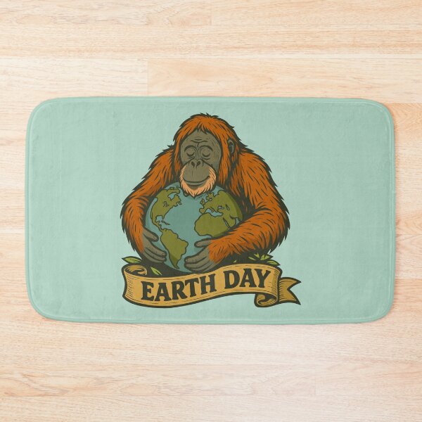 Item preview, Earth Day Orangutan designed and sold by Ghost on Toast.