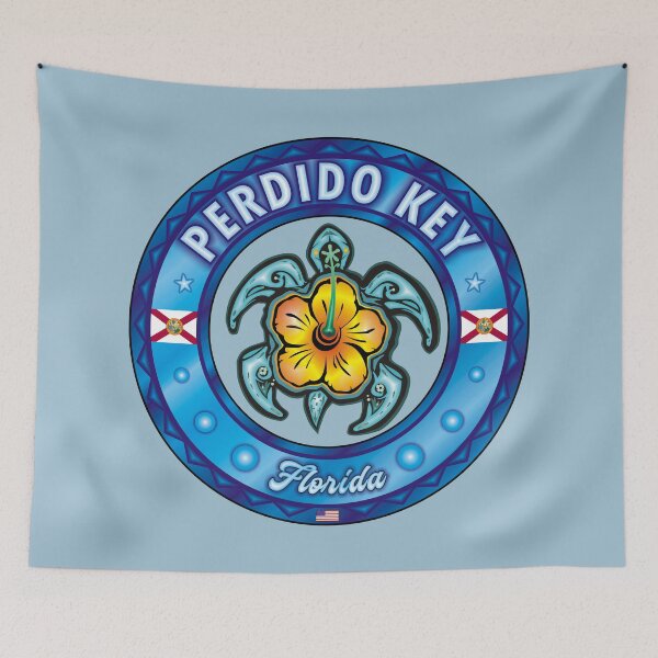 Item preview, Perdido Key Florida sea turtle hibiscus designed and sold by studioss76.