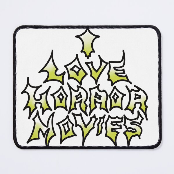 Item preview, I Love Horror Movies (White to Green) designed and sold by sleepyheadedbb.