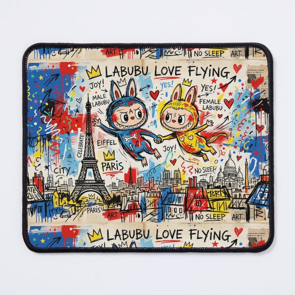 Item preview, Labubu lovers in flight. designed and sold by Natalia-Vlad.
