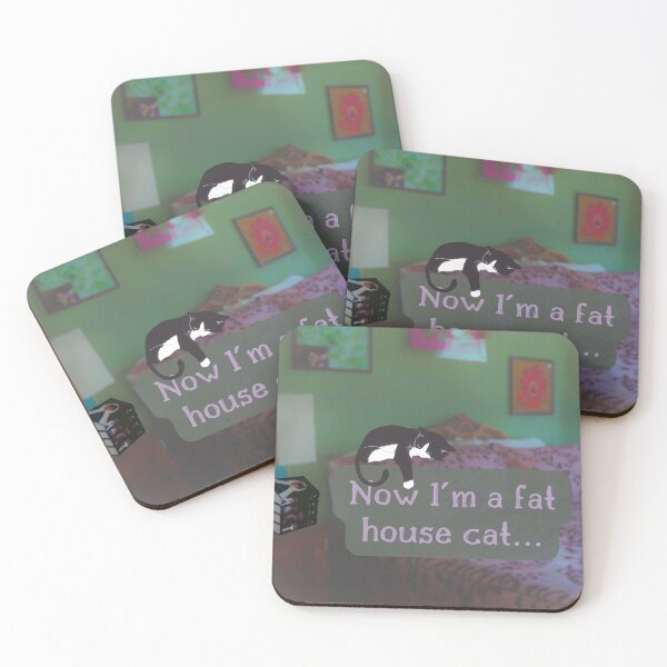 Item preview, Sleeping Fat House Cat Flightless Bird Twilight designed and sold by ChipperChelsea.