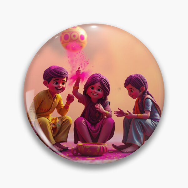 Item preview, Holi Kids Playful Colors designed and sold by Teewave-Ashish.