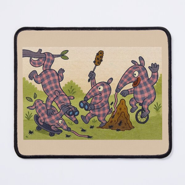 Item preview, Cute Plaid Anteaters on a Termite Hunt designed and sold by CarolM.