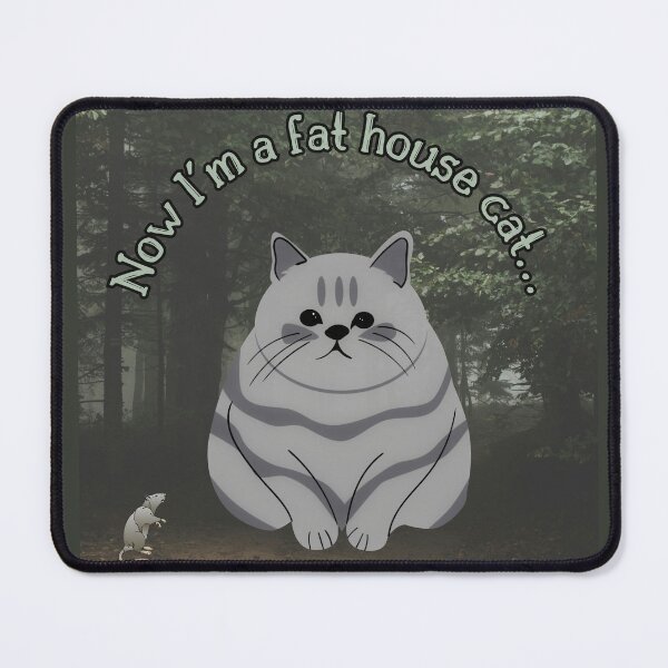 Item preview, Twilight Rattie Fat House Cat Flightless Bird designed and sold by ChipperChelsea.