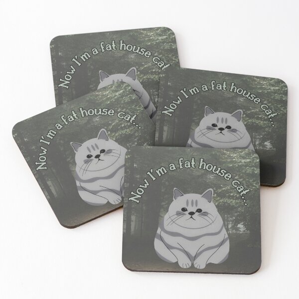 Item preview, Fat House Cat Flightless Bird Twilight Forest designed and sold by ChipperChelsea.