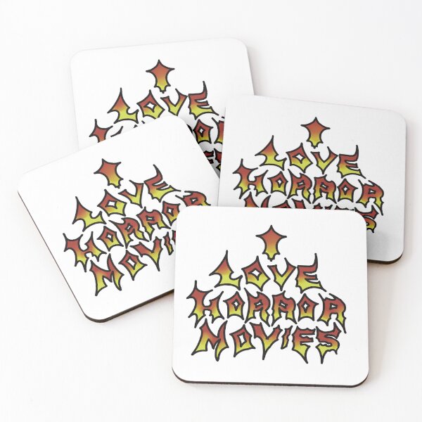Item preview, I Love Horror Movies (Red to Green) designed and sold by sleepyheadedbb.