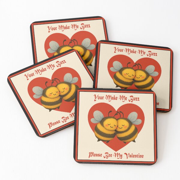 Item preview, Cute Bee Valentine Card designed and sold by CarolM.