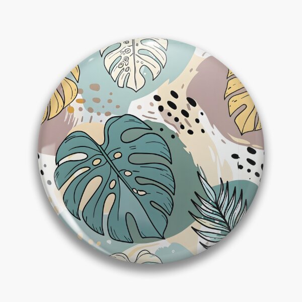 Item preview, Tropical Palm and Monstera Leaf Aesthetic designed and sold by AOCollections.