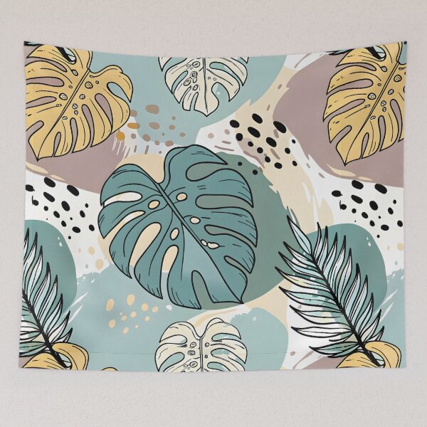 Item preview, Tropical Palm and Monstera Leaf Aesthetic designed and sold by AOCollections.
