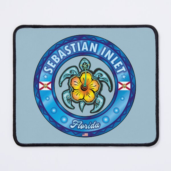 Item preview, Sebastian Inlet Florida sea turtle hibiscus designed and sold by studioss76.