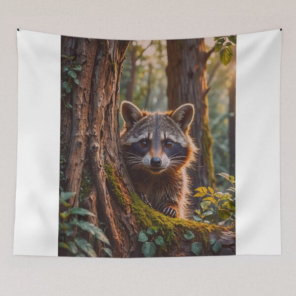 Item preview, Raccoon Wildlife Artwork designed and sold by BeautifulVirtues.