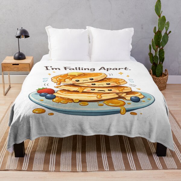 Item preview, Funny Sad Pancake Stack Melting Mood designed and sold by Cheerioza.