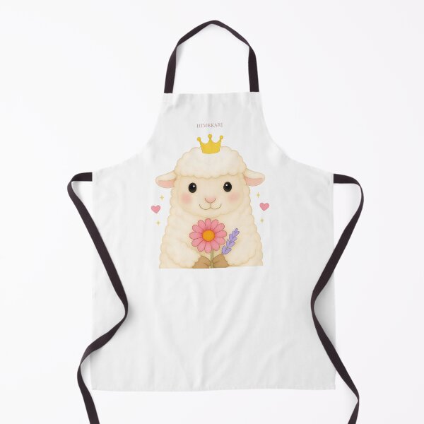 Item preview, Fluffy Sheep with Flowers (UP ver.) – Transparent designed and sold by HIMEKARI.